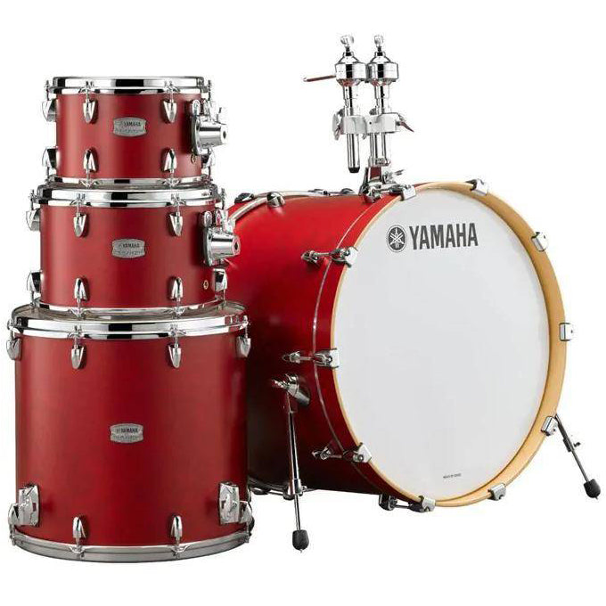 Yamaha Tour Custom Maple 4-Piece Shell Pack 20” Bass Drum (No Snare) - Candy Apple Satin
