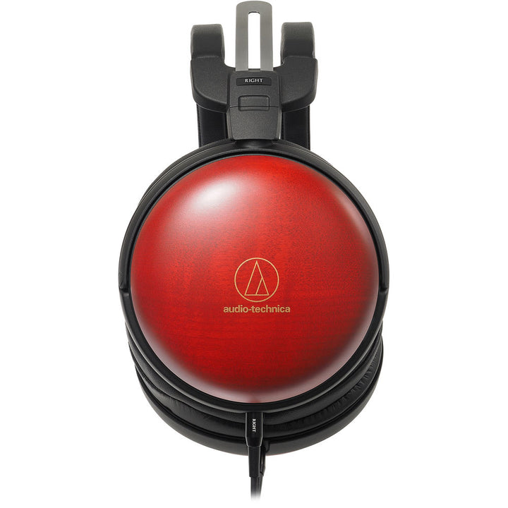 Audio-Technica Consumer ATH-AWAS Closed-Back Dynamic Wooden Headphones - Japanese Cherry