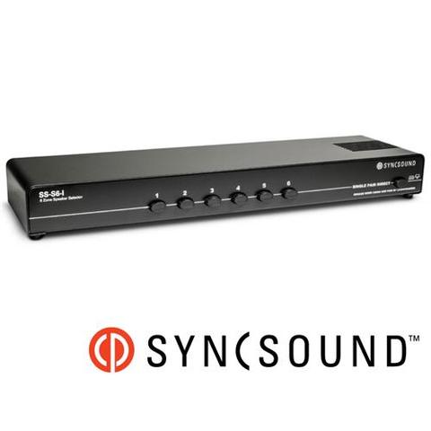 Sync SS-S6-I - 6 Zone Low-Profile Sspeaker Selector Box
