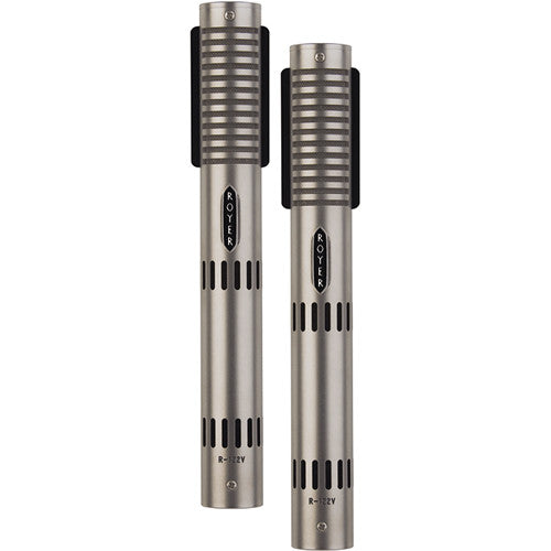 Royer Labs R-122V Vacuum Tube Ribbon Microphone (Matched Pair, Nickel)