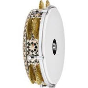 Meinl AER1Q1 - 8 3/4" Artisan Edition Riq Drum, White Burl, Mosaic Royale