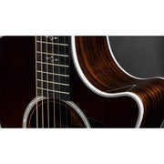 Taylor Guitars 412ce, West African Crelicam Ebony Fretboard, Expression System ® 2 Electronics, Venetian Cutaway withTaylor Deluxe Hardshell Brown Case