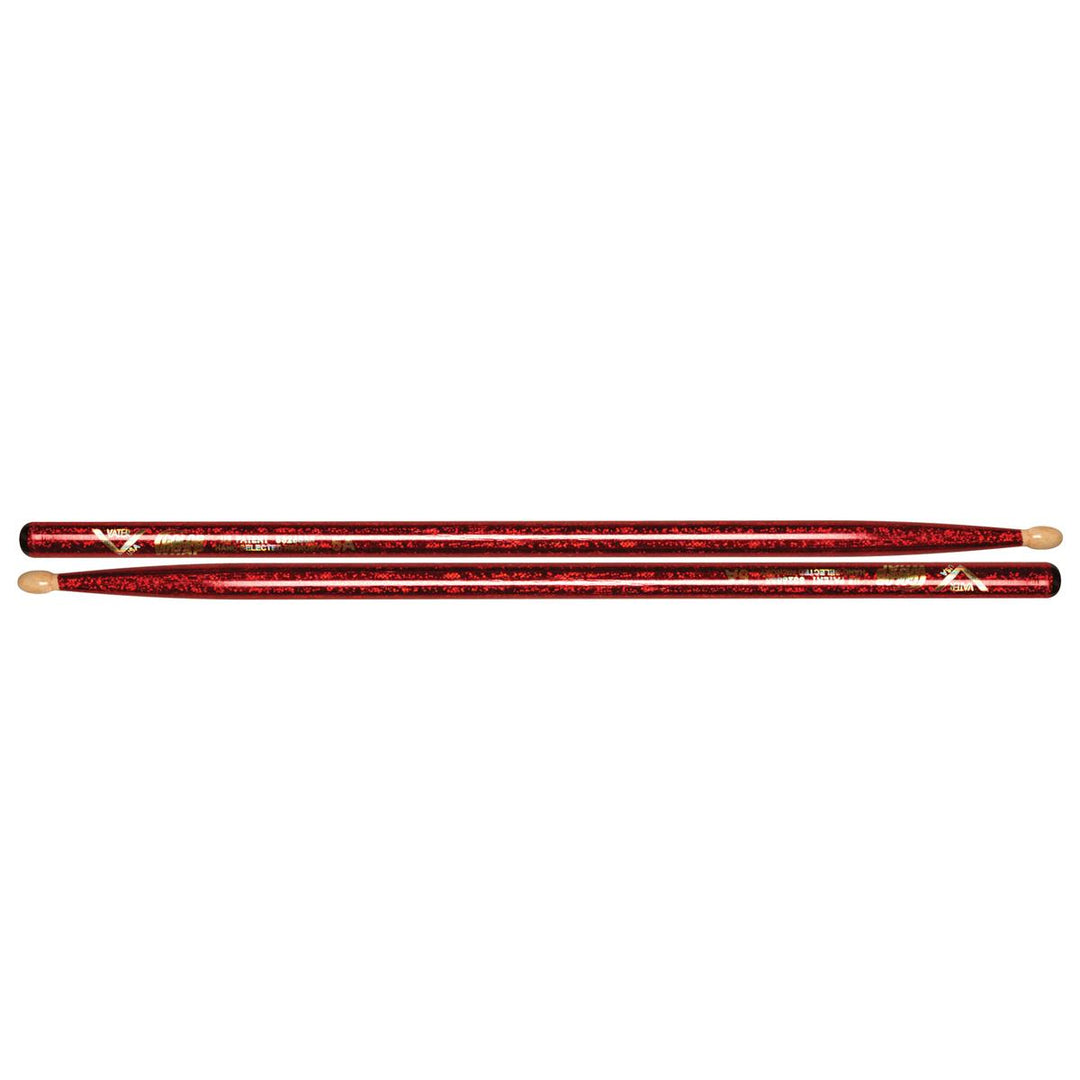 Vater VCR5A - Color Wrap Red Sparkle Wood Tip Drumsticks
