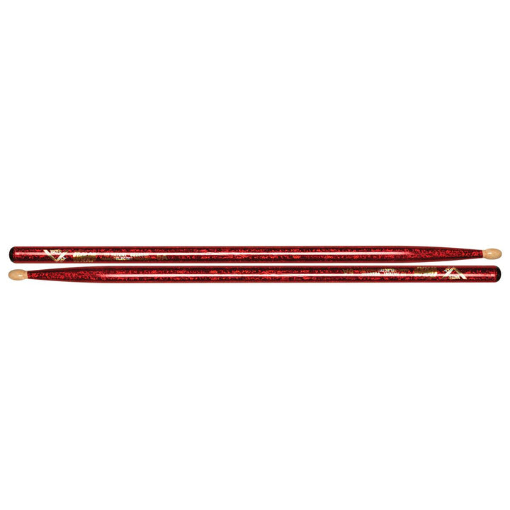 Vater VCR5A - Color Wrap Red Sparkle Wood Tip Drumsticks