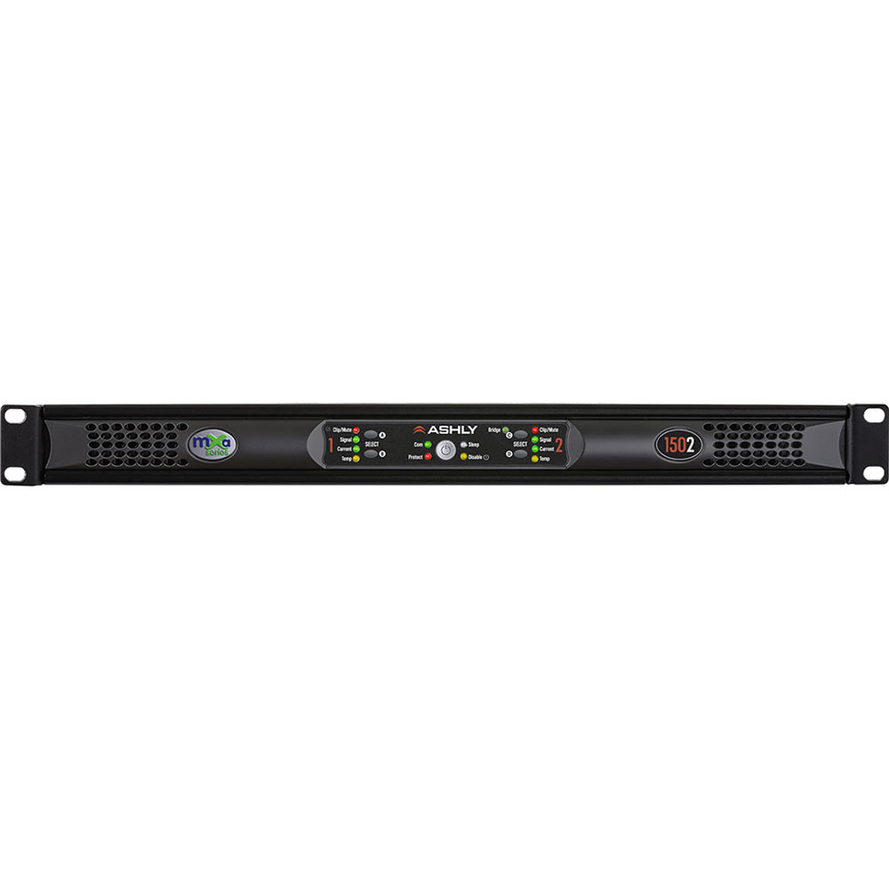 Ashly Mixer/Amplifier 12-In x 4-Out, 8 balanced Mic / Line Inputs | Precision Class-A Mic Preamp Design