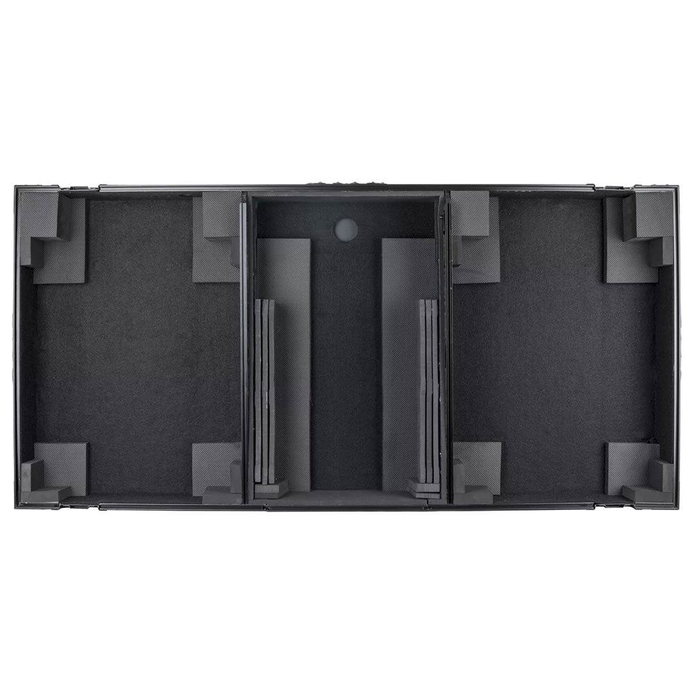 Odyssey Black Label DJ Coffin w/Wheels for 10in Mixer & 2 Turntables
