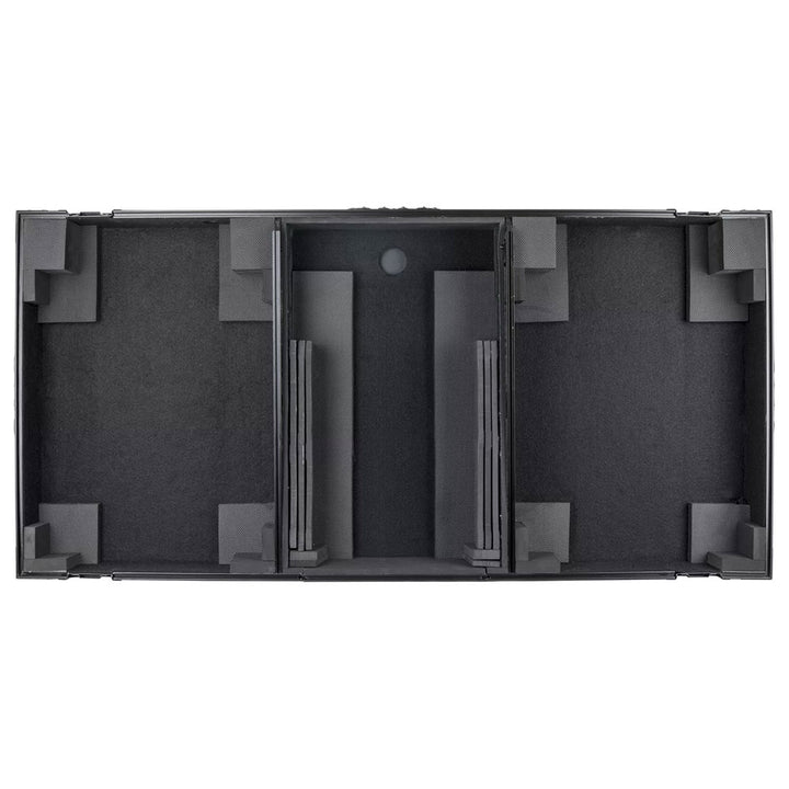 Odyssey Black Label DJ Coffin w/Wheels for 10in Mixer & 2 Turntables