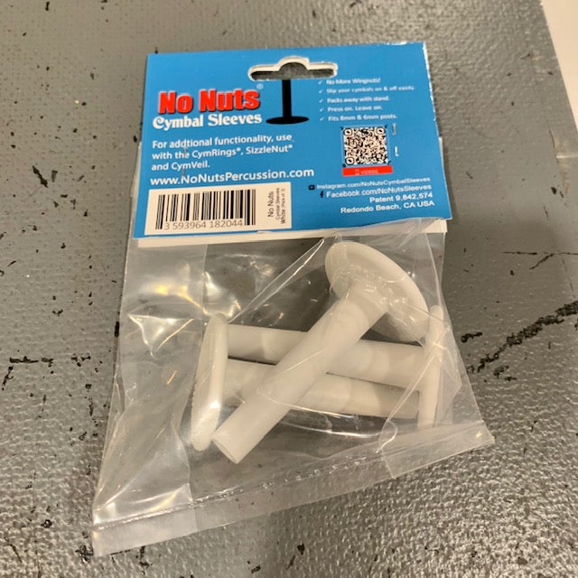 No Nuts 5004- No Nuts Cymbal Sleeves White ( 3-Pack )