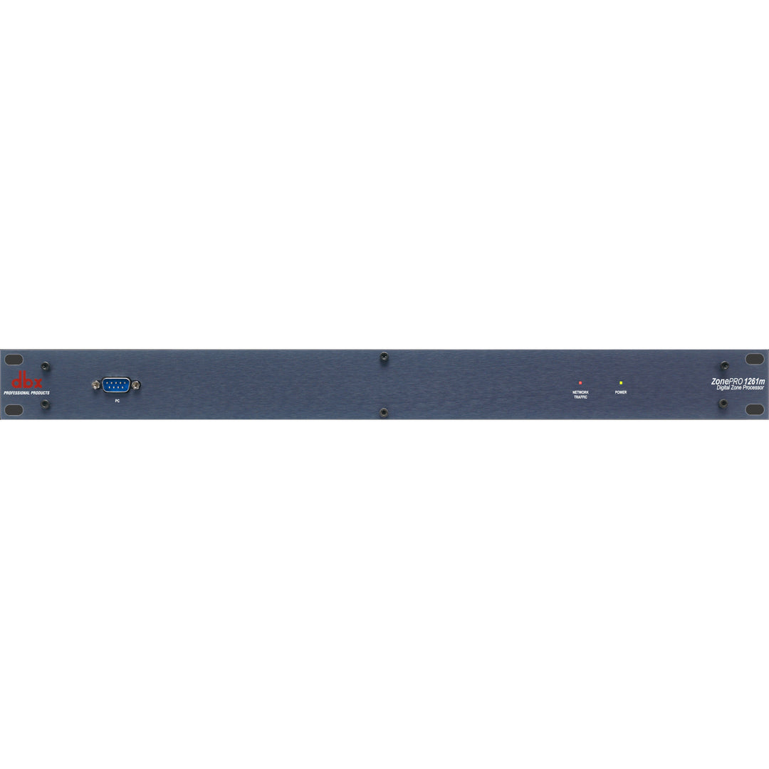 DBX 1261m 12x6 Digital Zone Processor - 12 Inputs (6 Mic/line + 4 stereo line + SPDIF), no front panel control