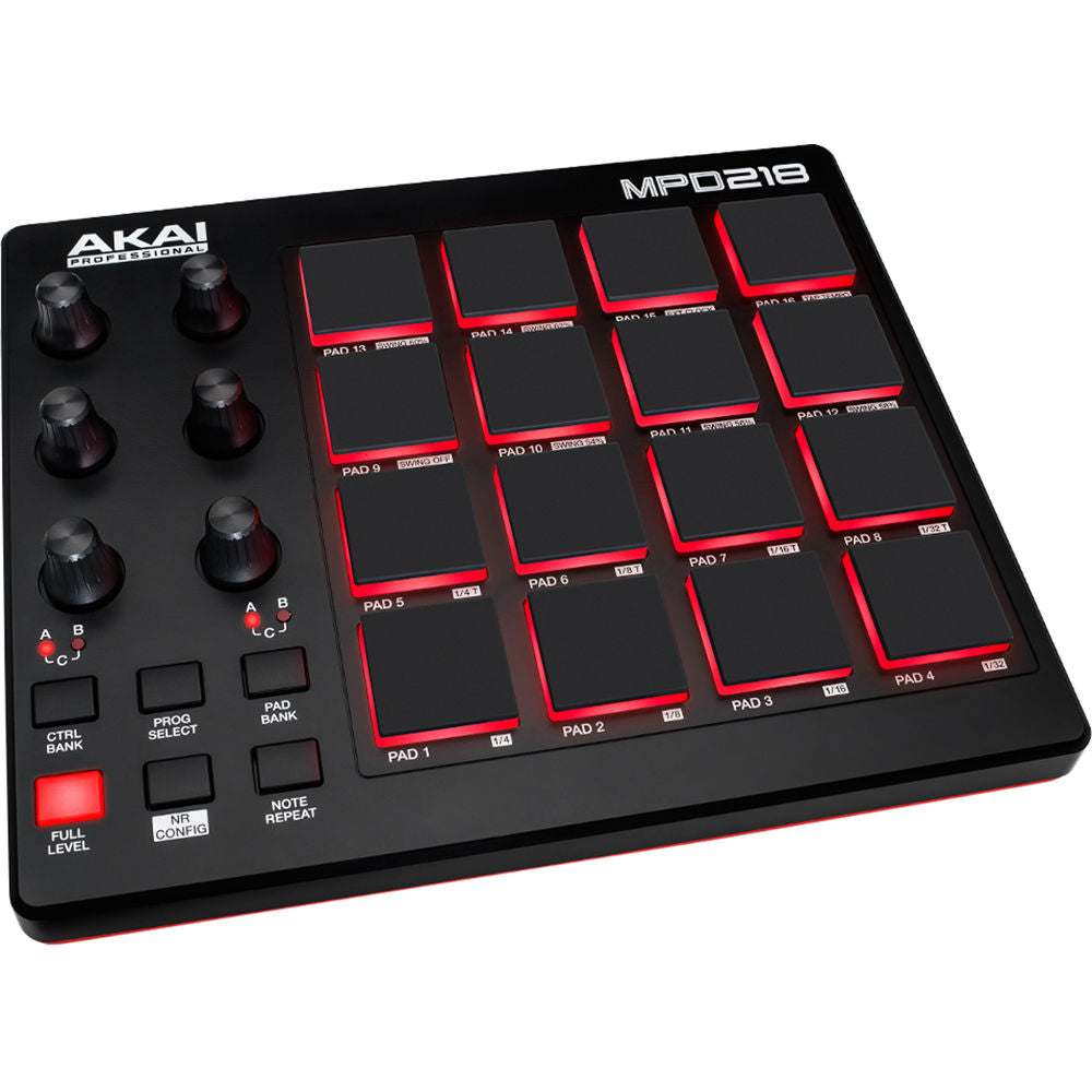 Akai MPD218 USB MIDI Pad Controller - Music City Canada