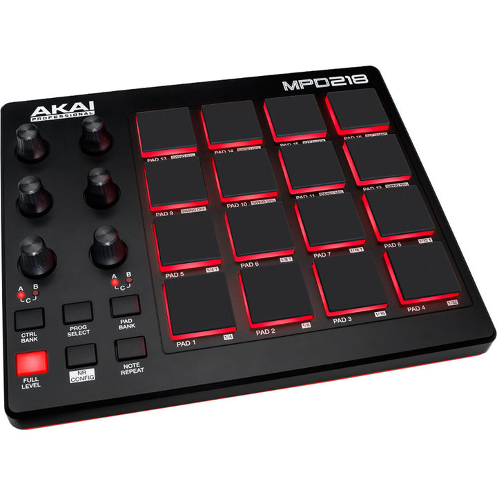 Akai MPD218 USB MIDI Pad Controller - Music City Canada