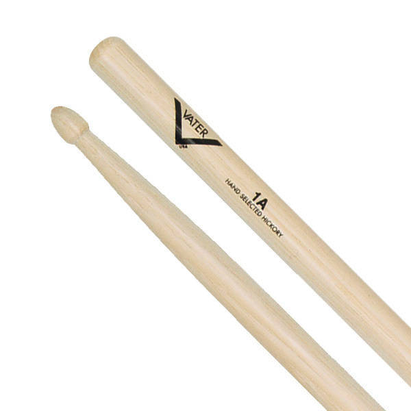 Vater VH1AW - Vater American Hickory 1 A Wood Tip Drumsticks
