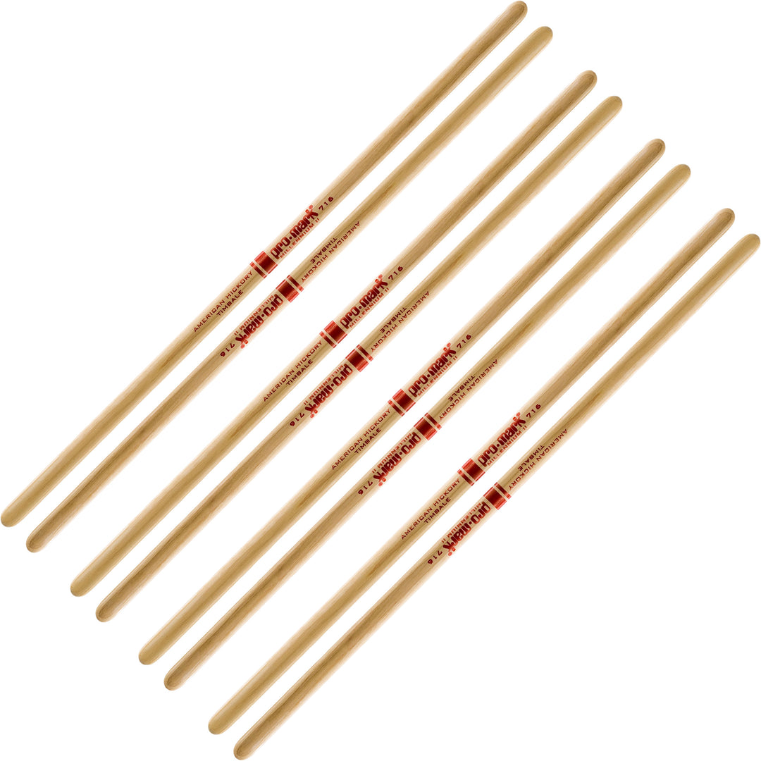 Promark TH716 -Promark 7/16 Timbale Sticks Set ( 4 Pairs)