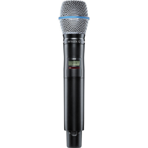 Shure AD2/B87A-G57 Digital Handheld Wireless Microphone Transmitter with Beta 87A Capsule 470 to 616 MHz