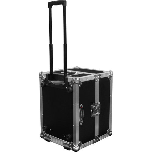 Odyssey Flight Zone Photo Booth Printer Case with Pullout Handle and Wheels (Black)