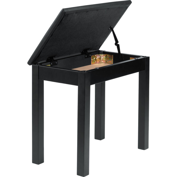 Gator Deluxe Wooden Piano Bench - Black