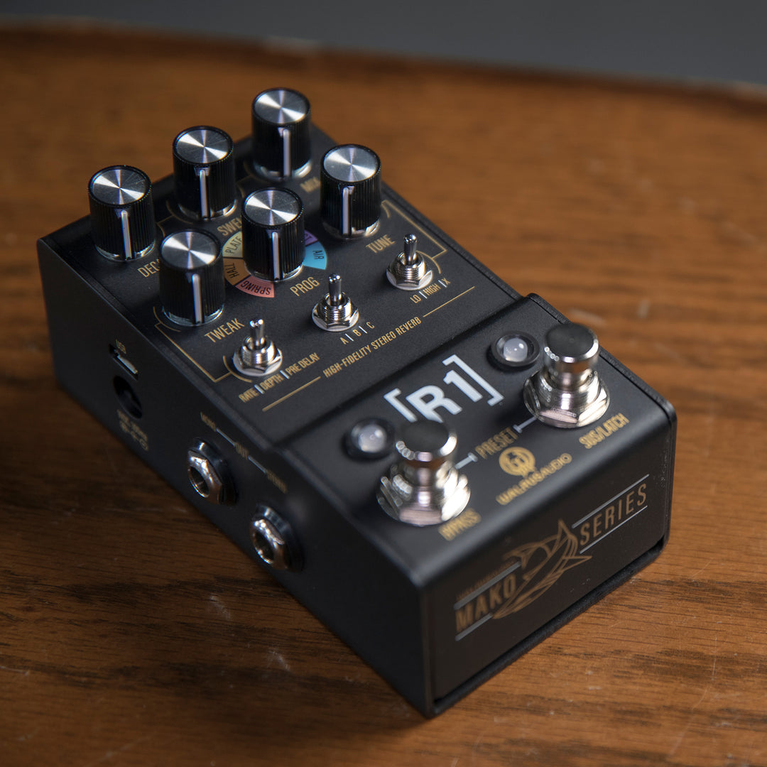 Walrus Audio MAKO Series: R1 High-Fidelity Stereo Reverb Guitar Effect Pedal
