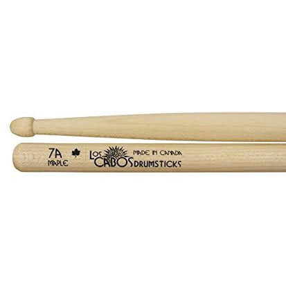 Los Cabos LCD7AM 7A Drum Sticks-Maple