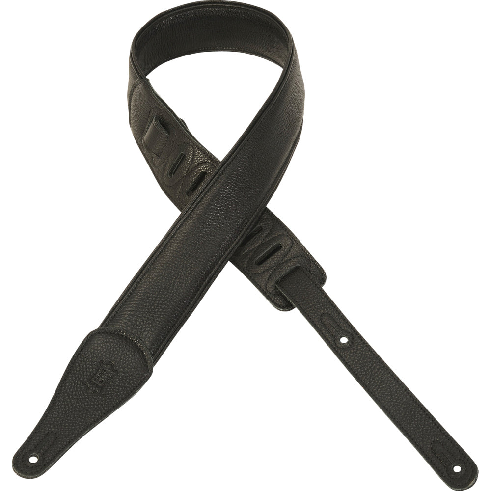 Levy's M17CG-BLK Garment Leather Guitar Straps