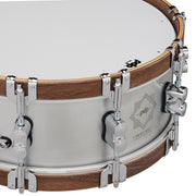 PDP Concept Select 5x14 Snare Drum - Aluminum with Walnut Wood Hoops