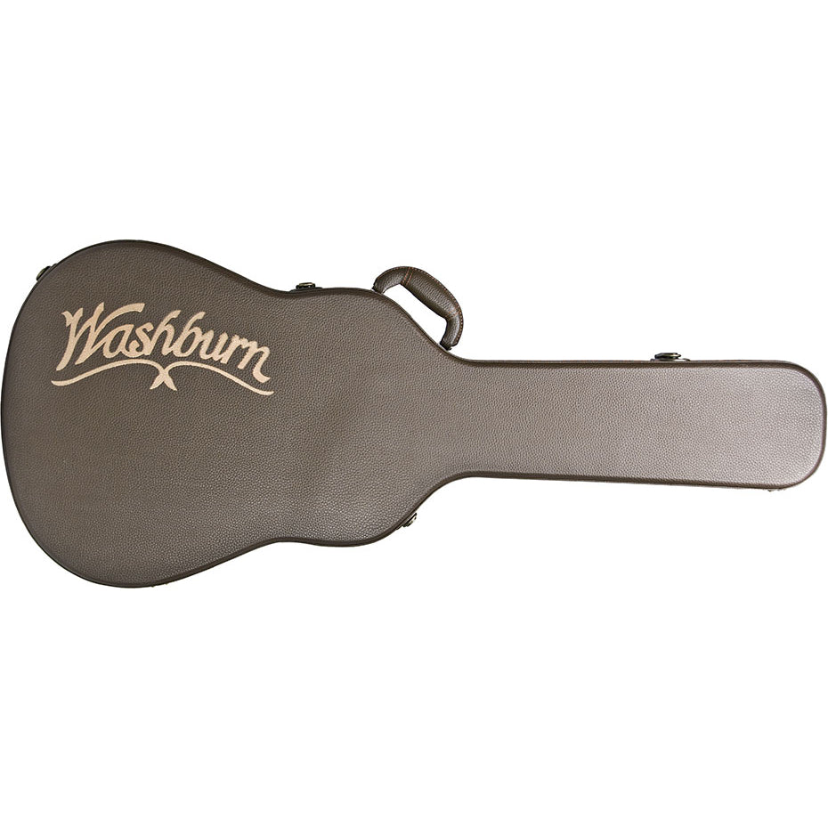 Washburn GCDNDLX Dreadnought Acoustic Guitar Deluxe Hard Case
