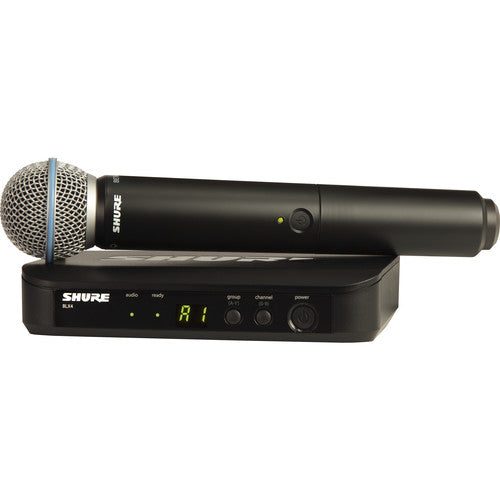 Shure BLX24/B58 Wireless Handheld Microphone System (Freq: H10)