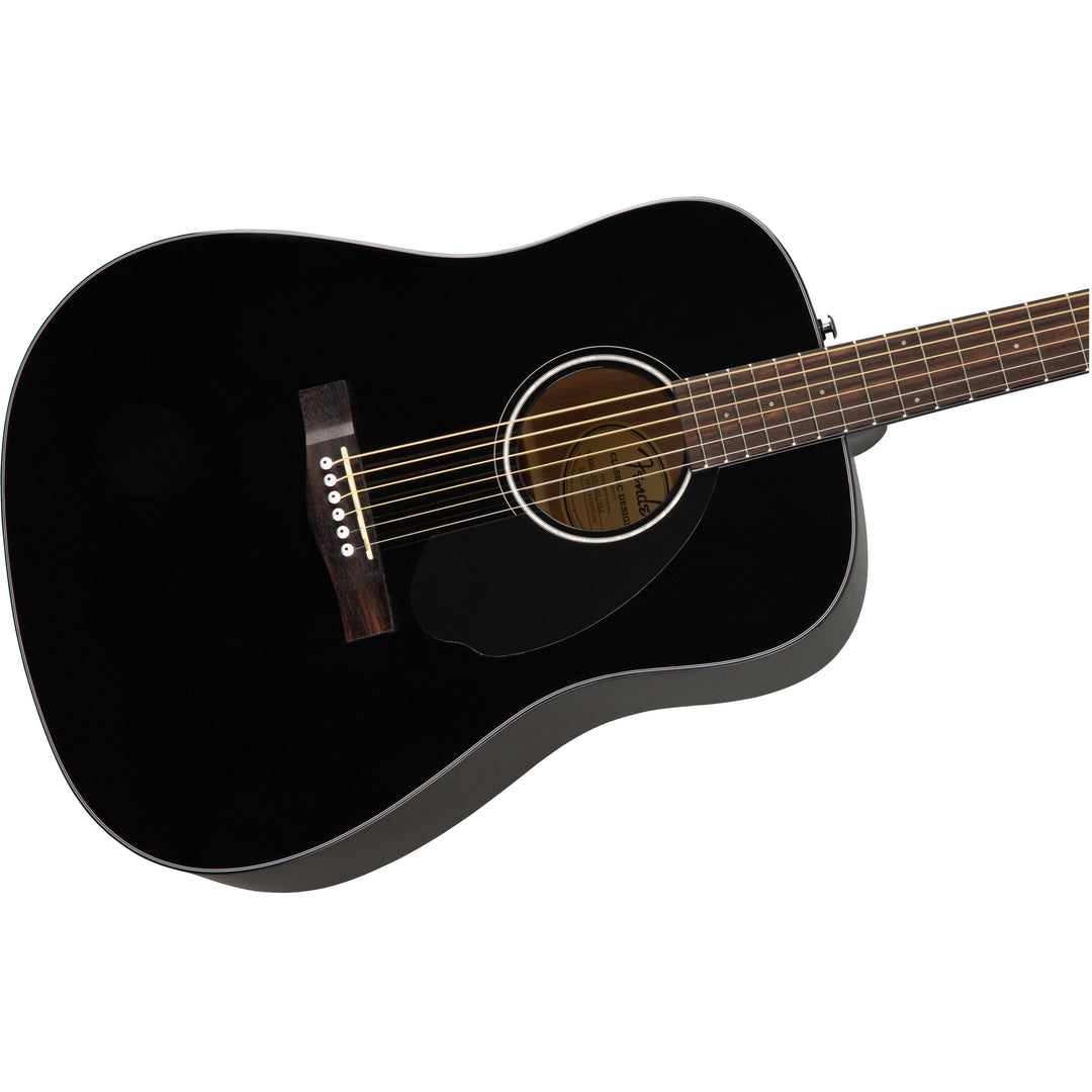 Fender CD-60S Dreadnought Acoustic Guitar w/ Walnut Fingerboard - Black