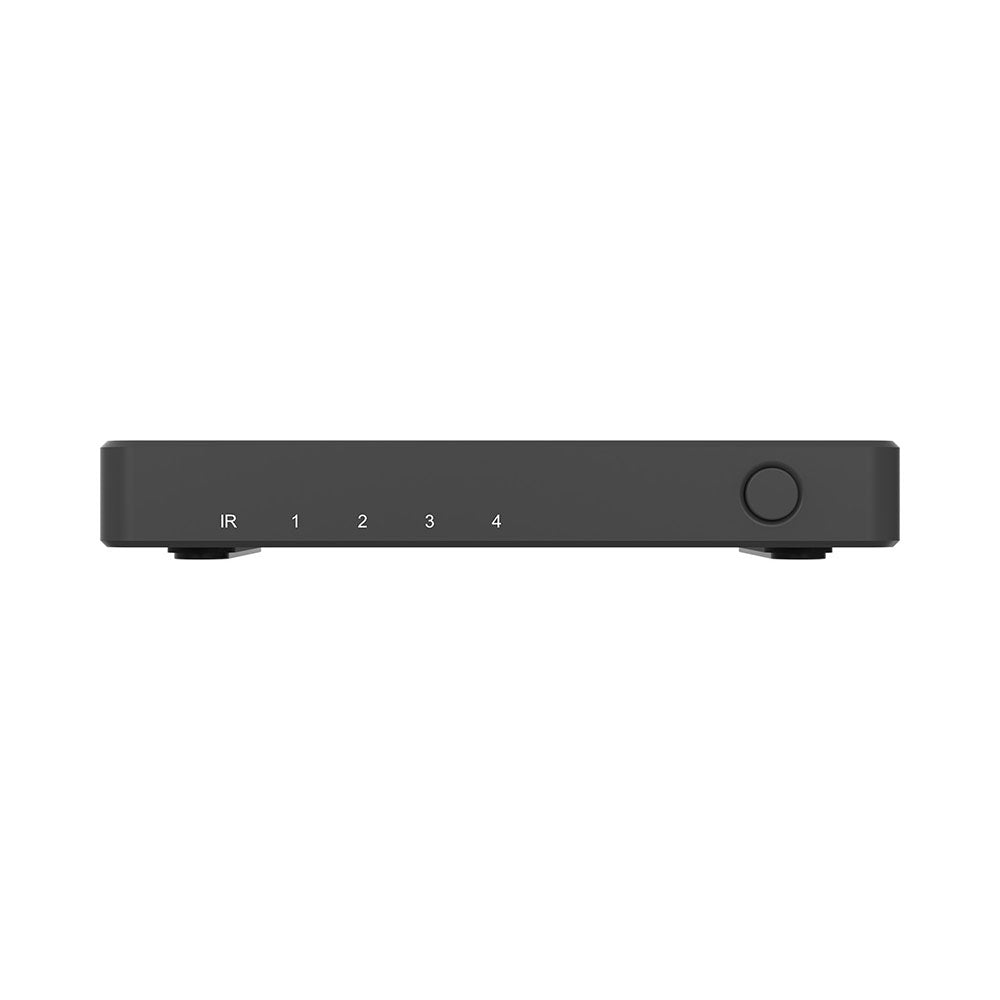 BZBGEAR - 4-Port 4K 18Gbps 60Hz HDMI 2.0 Switcher with IR Remote Control