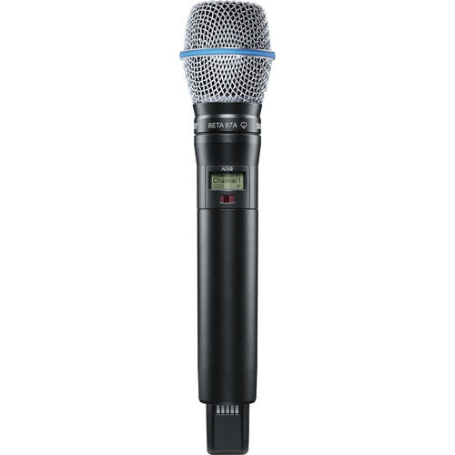 Shure ADX2/B87A-G57 Digital Handheld Wireless Microphone Transmitter with Beta 87A Capsule 470 to 616 MHz