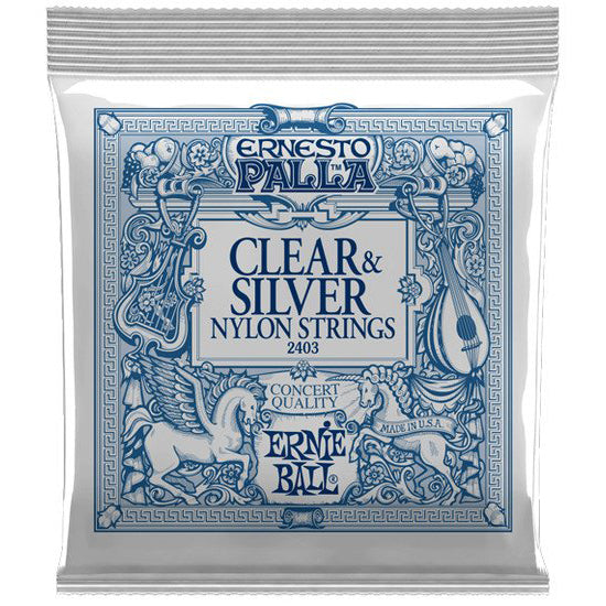 Ernie Ball 2403EB ERNESTO PALLA NYLON CLR/SLV