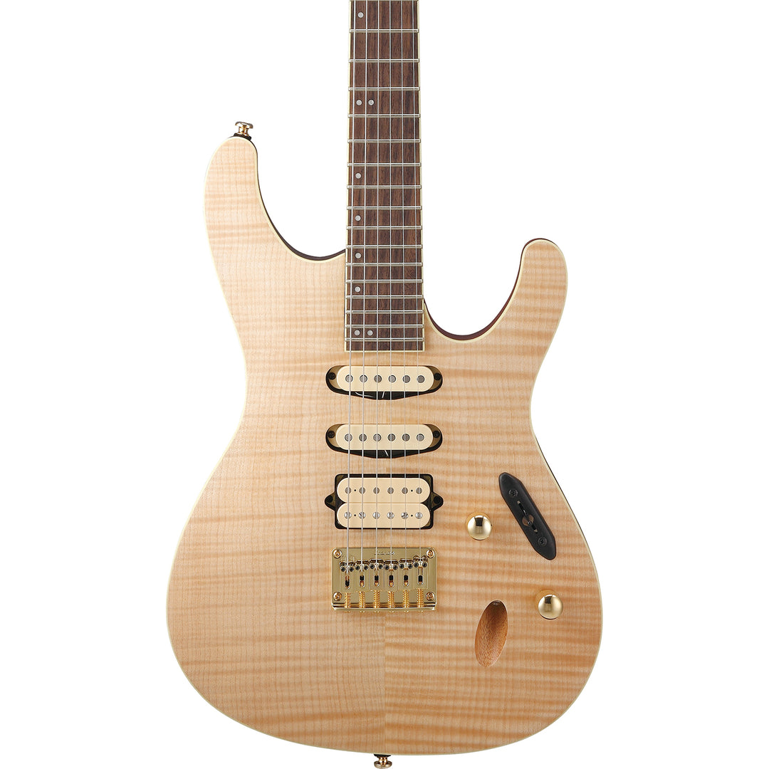 Ibanez S Standard (Natural Flat Gold) SEW761FMNTF