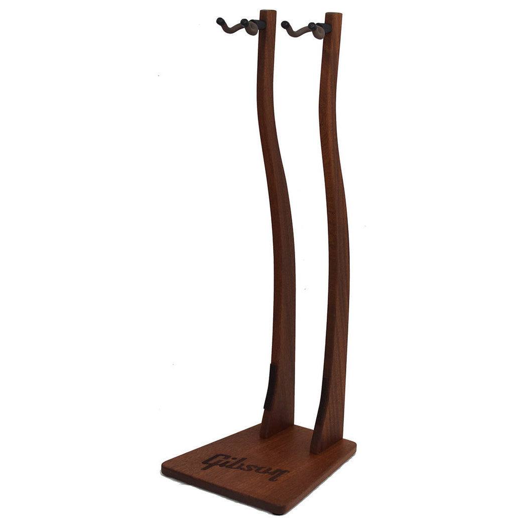 Gibson Hand Crafted Wooden Doubleneck Guitar Stand - Mahogany
