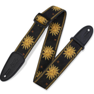 Levy's MPJG-SUN-BRN Woven Guitar Straps