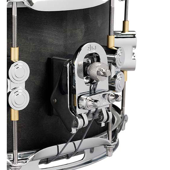 PDP Concept Maple 6x10 Snare Drum 10-Ply w/ Black Wax Finish & Chrome Hardware - Satin Black