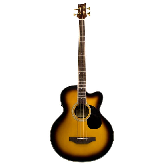 Beaver Creek BCB05CEVSB - Acoustic-Electric Bass Guitar (Vintage Sunburst)