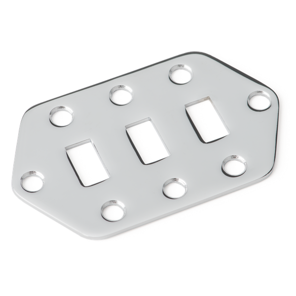 Fender Jaguar Pickup Selector Switch Control Plate - Chrome