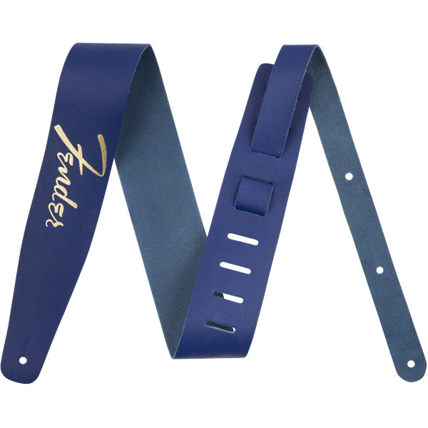 Fender Guitar Strap 50s Vintage Leather Blue - 2.5