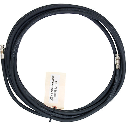 Sennheiser RG9913 Low-Loss Flexible RF Antenna Cable - 25’ (7.62 m)