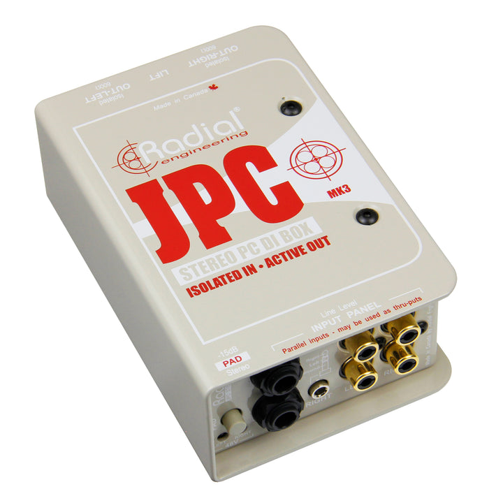 Radial JPC - Stereo PC-AV Active Direct Box