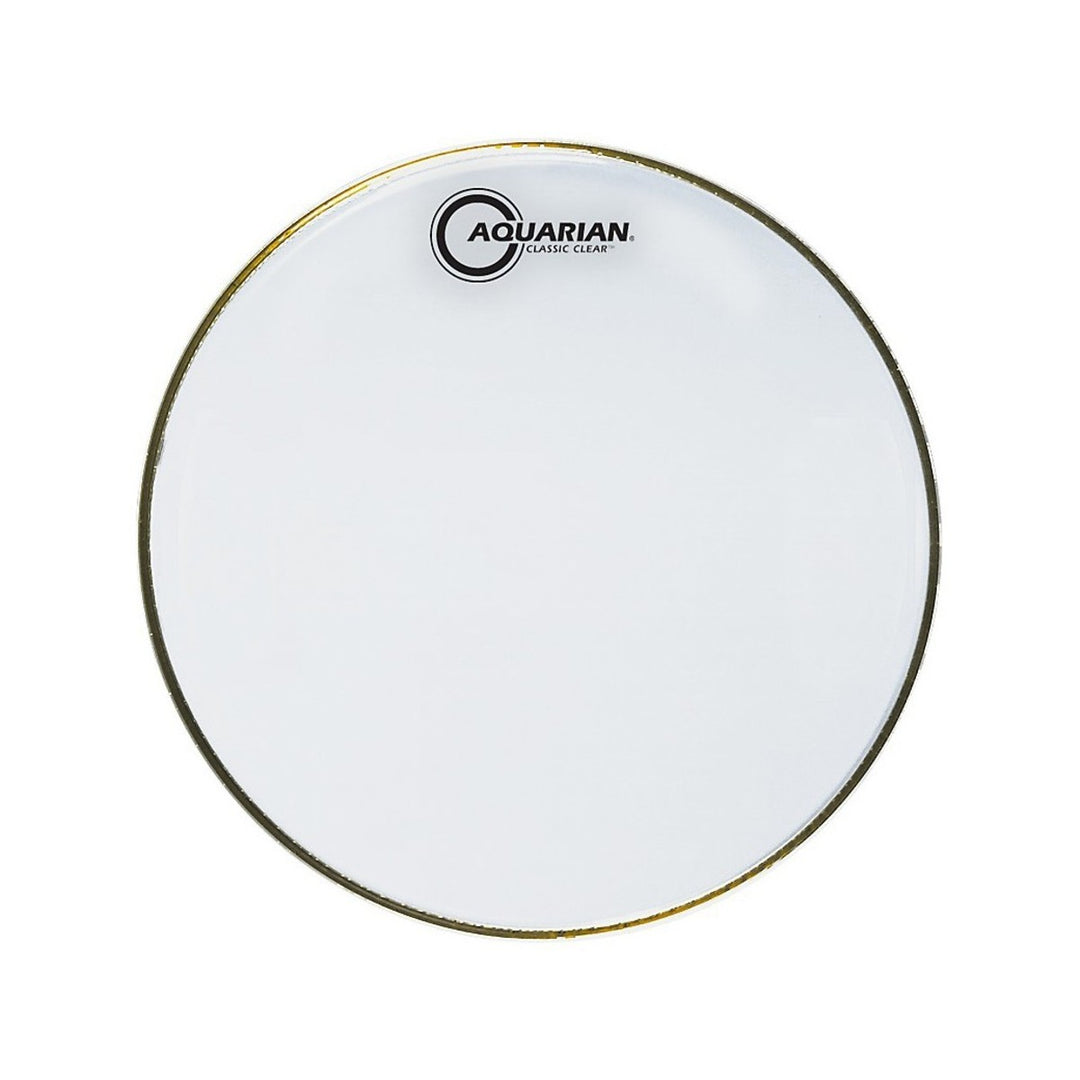Aquarian CC6WH-Aquarian 6'' Classic Clear Resonant Gloss White Drumhead