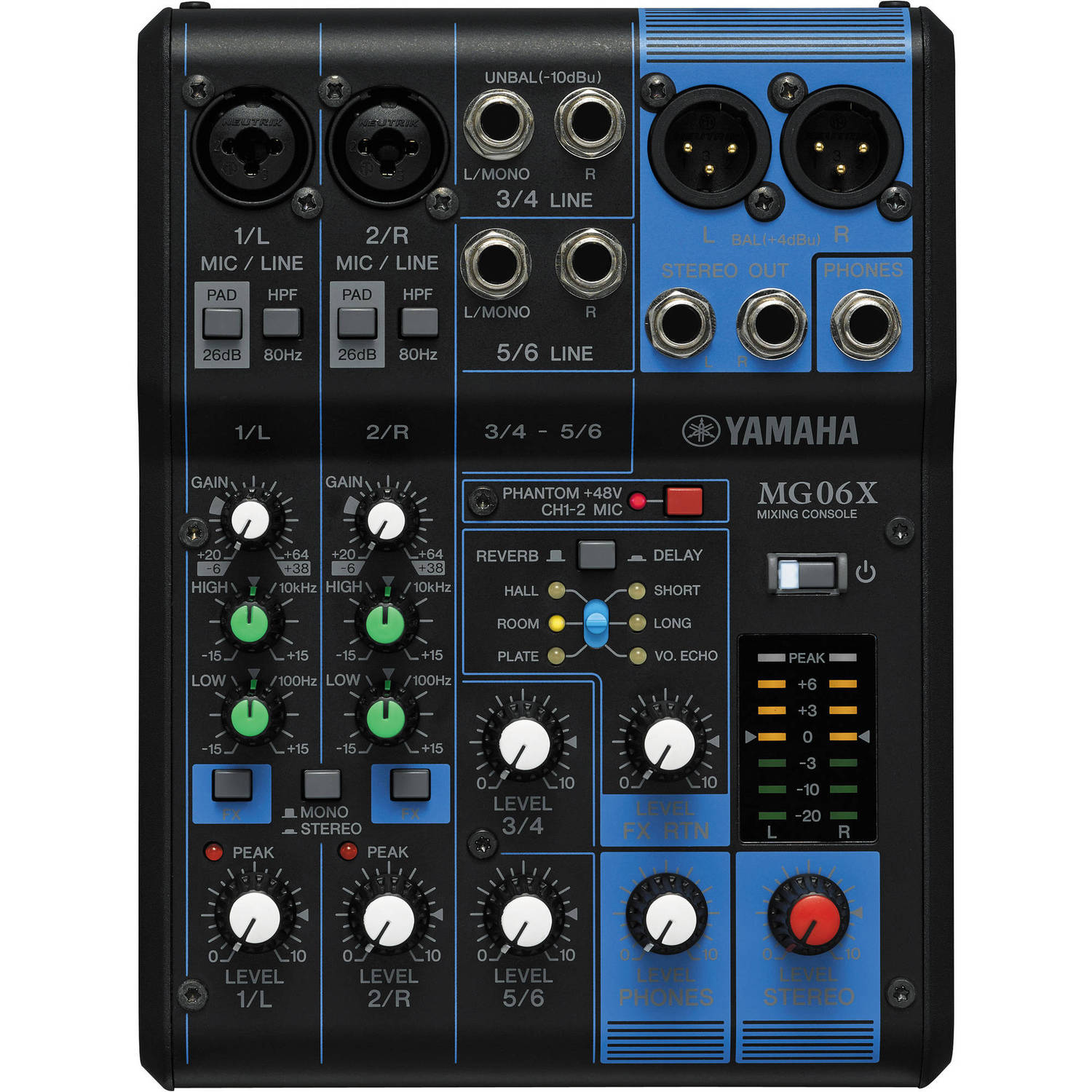 yamahaミキサー　MG06X Yamaha MG06X - Sound Mixer – Music City Canada