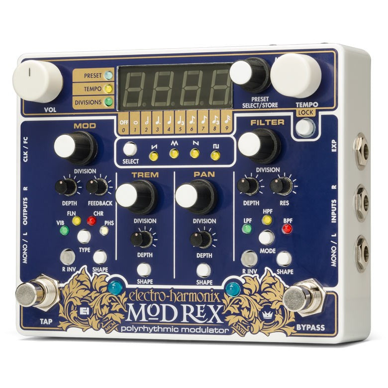 Electro-Harmonix MOD REX Polyrhythmic Modulator Pedal