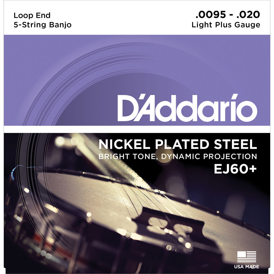 D'Addario EJ60+ - Set 5-String Banjo LtPLUS N