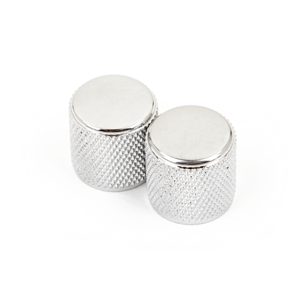 Fender Telecaster/Precision Bass Knurled Knobs - Chrome