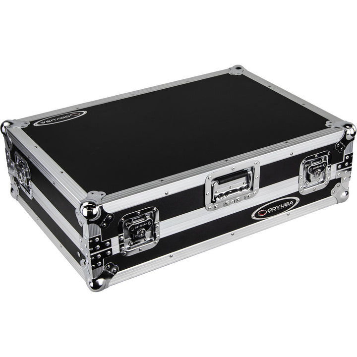 Odyssey FZGSPIDDJ8001 Flight Zone Glide Style Flight Case for Pioneer DDJ-800 w/ 2U Rack - Silver