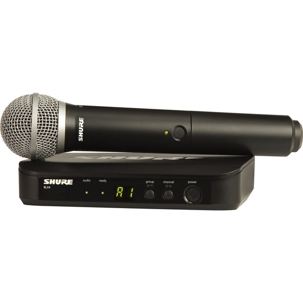 Shure BLX24 Handheld Vocal Wireless Microphone System PG58 Standard H11: 572 - 596 MHz