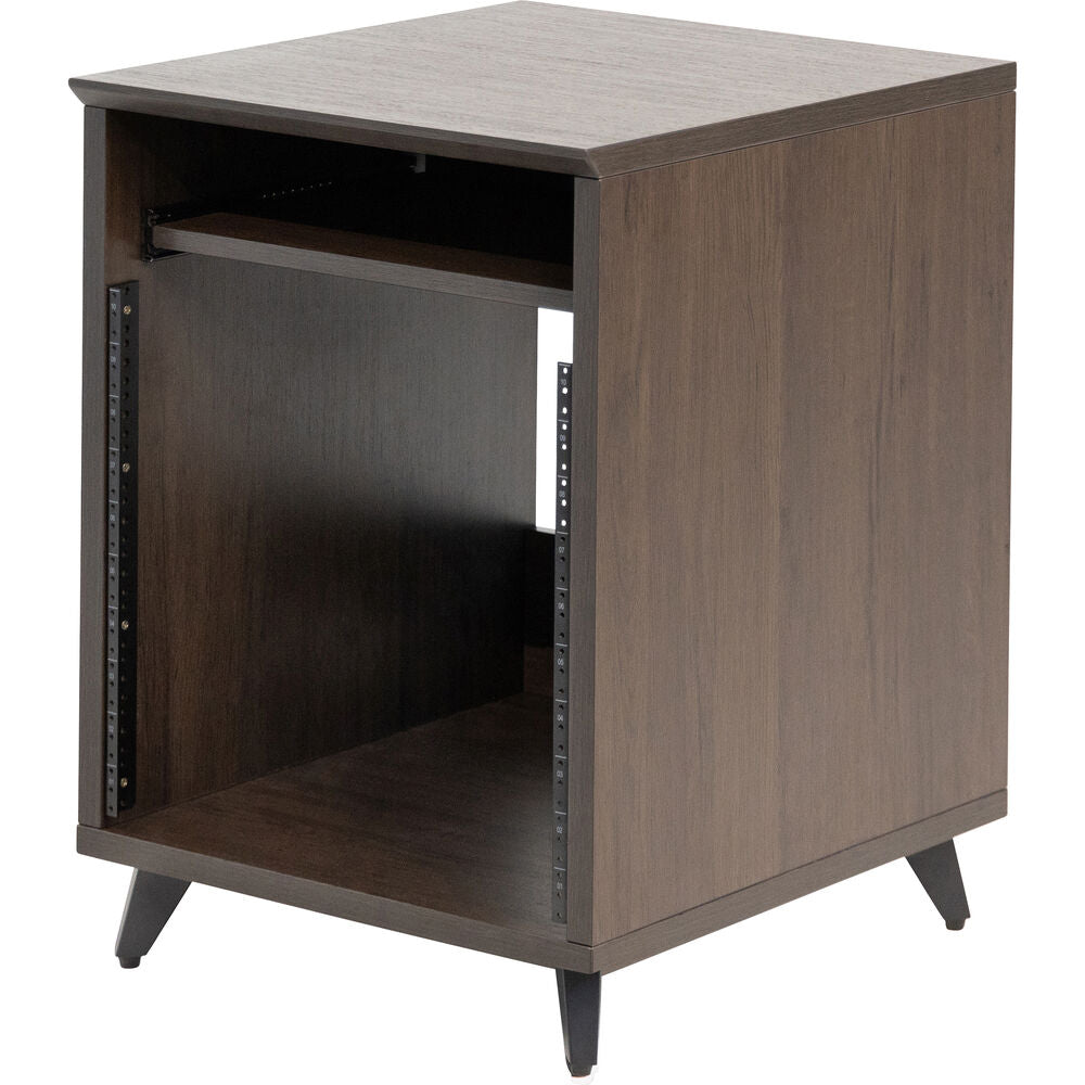 Gator Elite Series 10 RU Studio Rack Table - Dark Walnut Brown