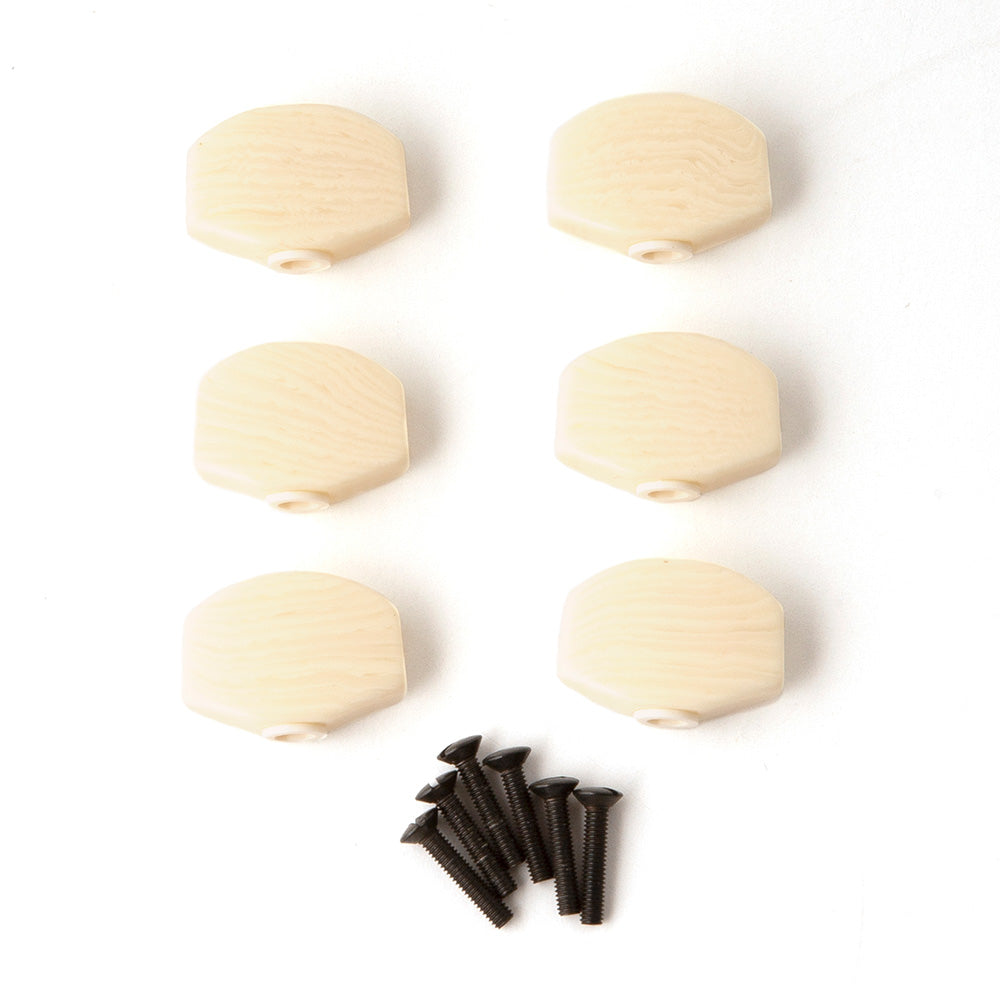 PRS Phase II/III Tuner Buttons (6-Pack) - Faux Bone