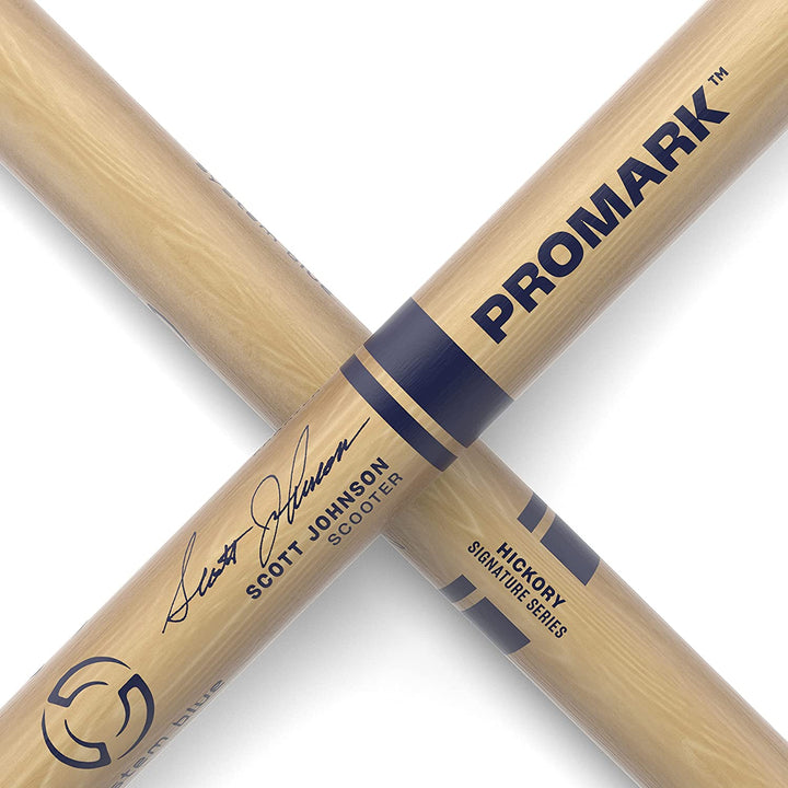 Promark TXDC27W-Promark TXDC27W System Blue Scott Johnson "Scooter" Marching Snare Sticks