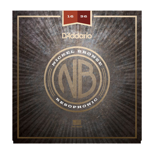 D'Addario NB1656 - SET RESOPHONIC NICKEL BRONZE